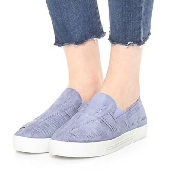 JOIE Huxley Suede Slip-on Sneakers in Skylark - Picture 1 of 7